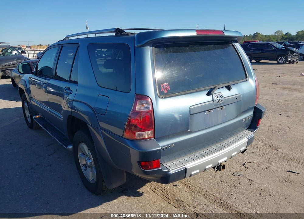 2004 TOYOTA 4RUNNER LIMITED V6 VIN: JTEZU17R248016418