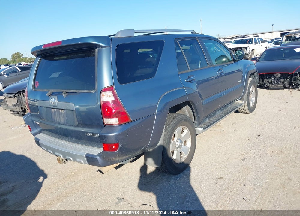 2004 TOYOTA 4RUNNER LIMITED V6 VIN: JTEZU17R248016418
