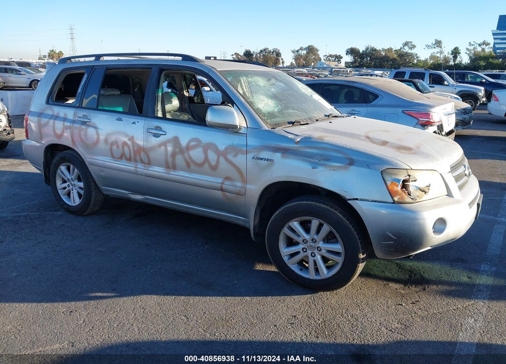 2006 TOYOTA HIGHLANDER HYBRID LIMITED V6 VIN: JTEDW21A660004254