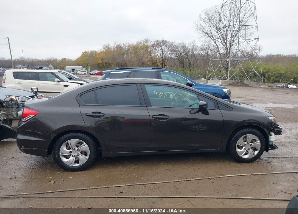 2014 HONDA CIVIC LX VIN: 2HGFB2F54EH516711