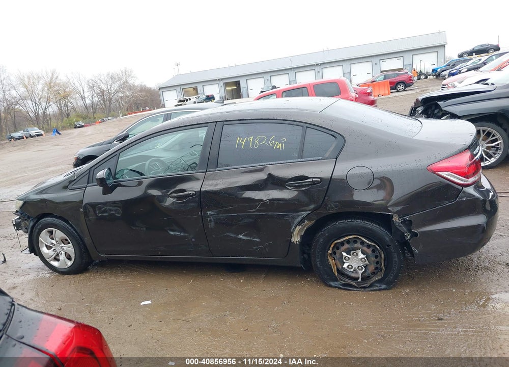 2014 HONDA CIVIC LX VIN: 2HGFB2F54EH516711