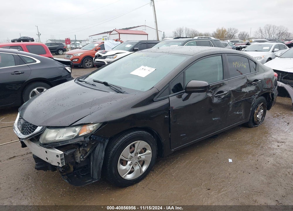 2014 HONDA CIVIC LX VIN: 2HGFB2F54EH516711
