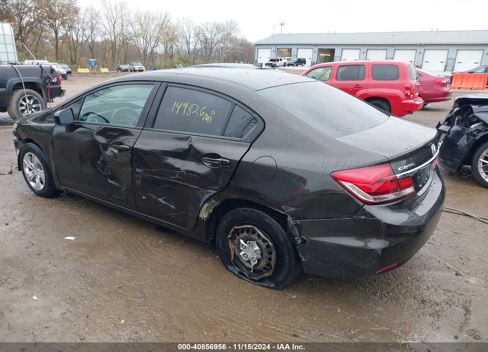 2014 HONDA CIVIC LX VIN: 2HGFB2F54EH516711