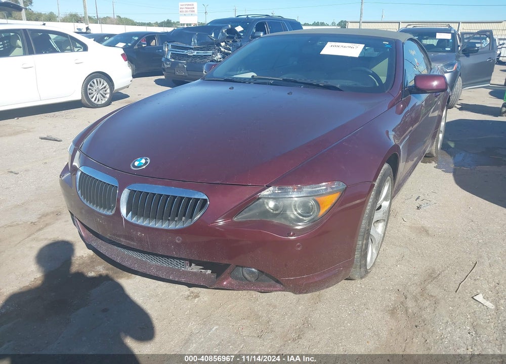 2006 BMW 650I VIN: WBAEK134X6CN78499