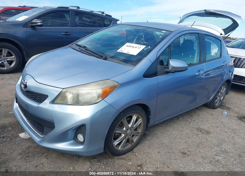 2012 TOYOTA YARIS SE VIN: JTDKTUD39CD541430