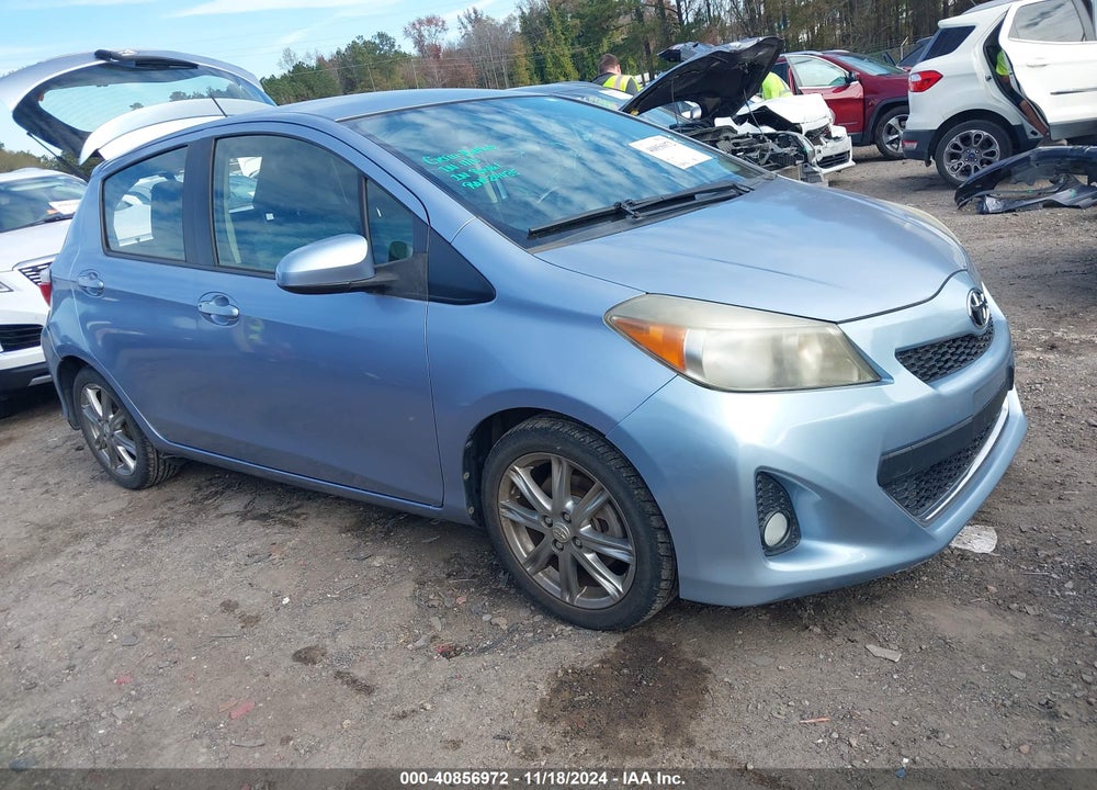 2012 TOYOTA YARIS SE VIN: JTDKTUD39CD541430