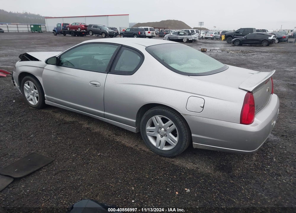 2007 CHEVROLET MONTE CARLO LT VIN: 2G1WK15K279263359