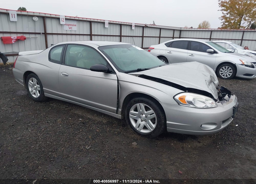 2007 CHEVROLET MONTE CARLO LT VIN: 2G1WK15K279263359