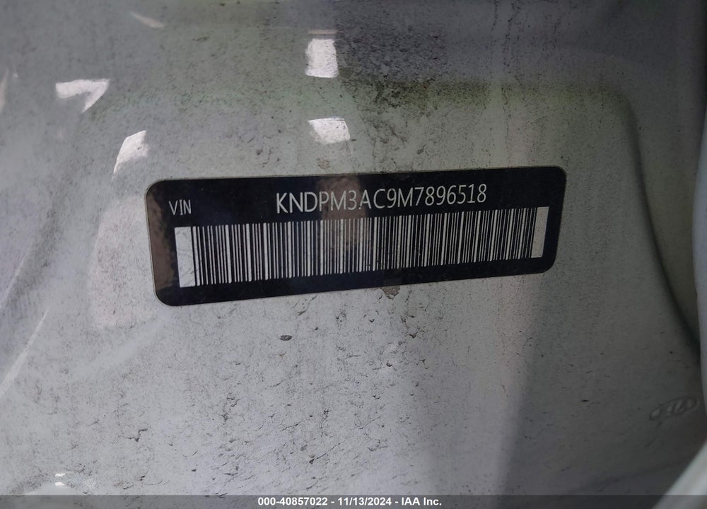 2021 KIA SPORTAGE LX VIN: KNDPM3AC9M7896518