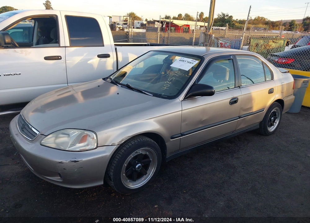2000 HONDA CIVIC LX VIN: 2HGEJ6674YH539627