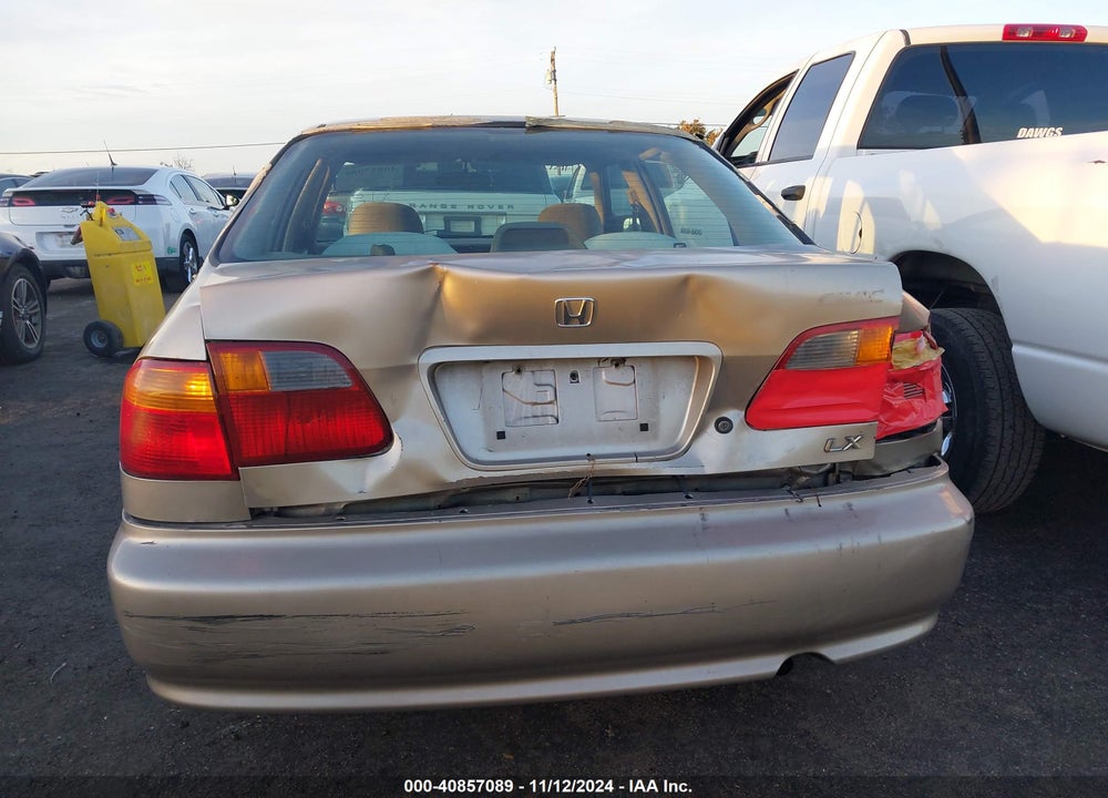 2000 HONDA CIVIC LX VIN: 2HGEJ6674YH539627