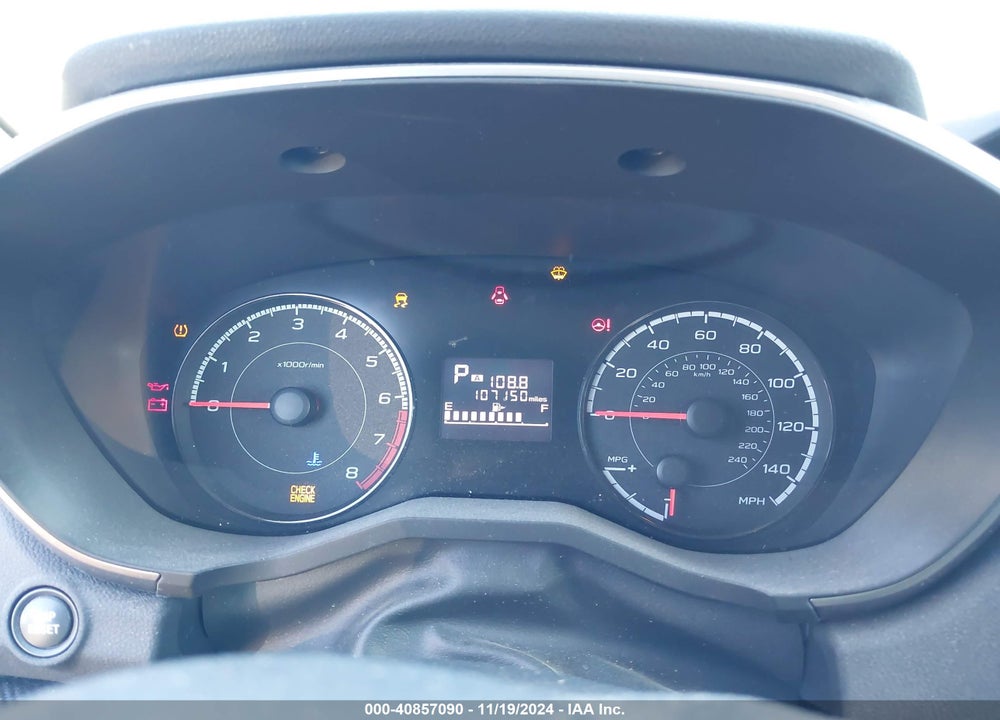 2019 SUBARU CROSSTREK 2.0I PREMIUM VIN: JF2GTACC0K8380108