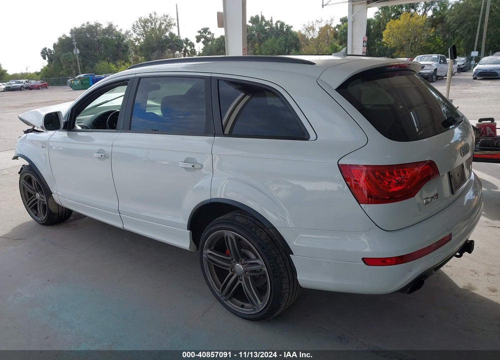 2013 AUDI Q7 3.0T S LINE PRESTIGE VIN: WA1DGAFE6DD012202