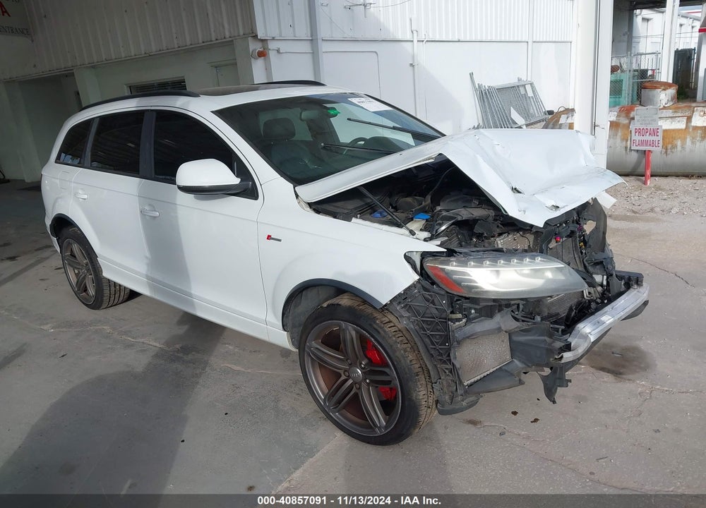 2013 AUDI Q7 3.0T S LINE PRESTIGE VIN: WA1DGAFE6DD012202
