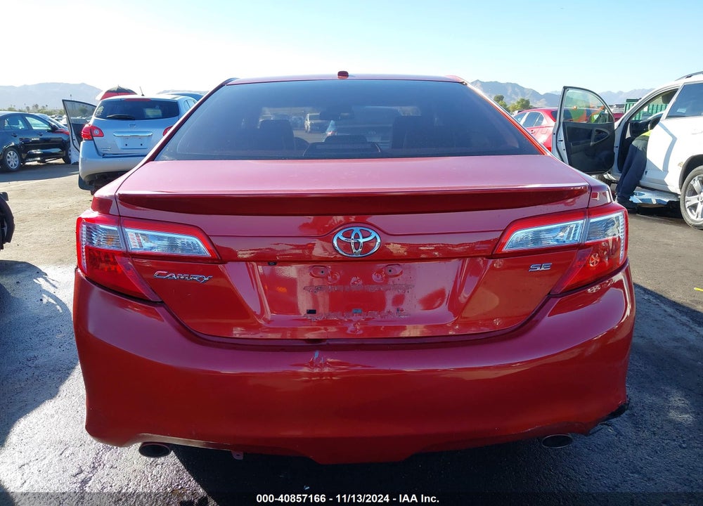 2013 TOYOTA CAMRY SE V6 VIN: 4T1BK1FK8DU529451