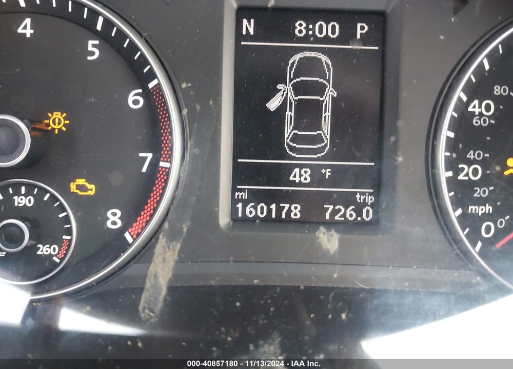 2013 VOLKSWAGEN PASSAT 2.5L SE VIN: 1VWBP7A30DC089818