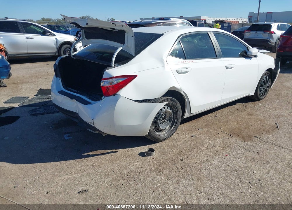 2016 TOYOTA COROLLA LE VIN: 5YFBURHE6GP426843