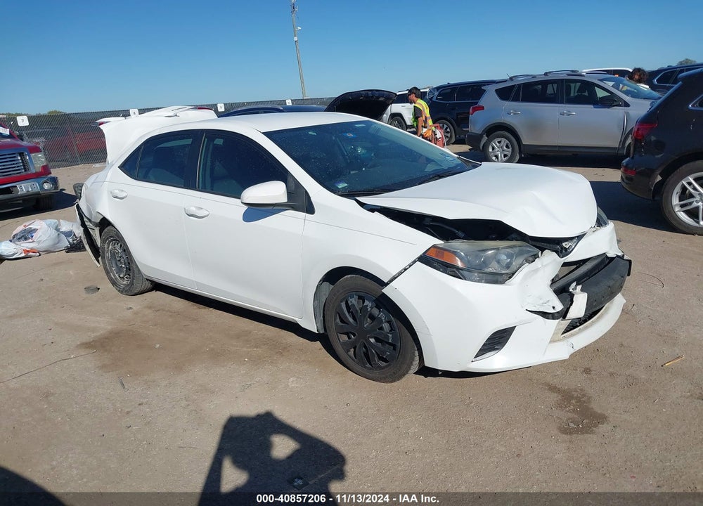 2016 TOYOTA COROLLA LE VIN: 5YFBURHE6GP426843