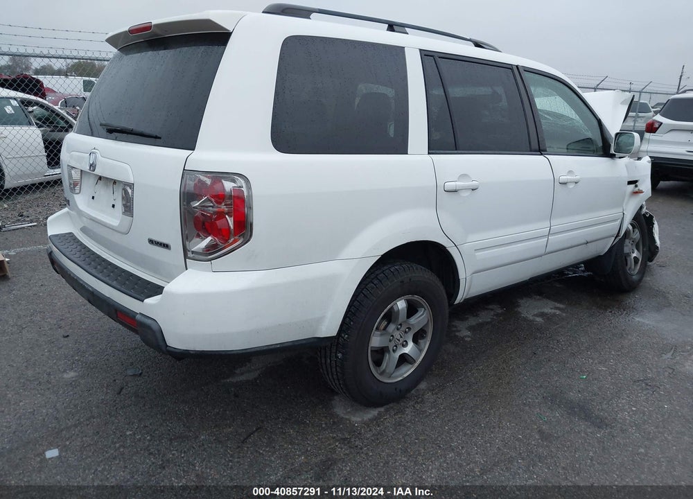 2008 HONDA PILOT EX-L VIN: 5FNYF18568B030169