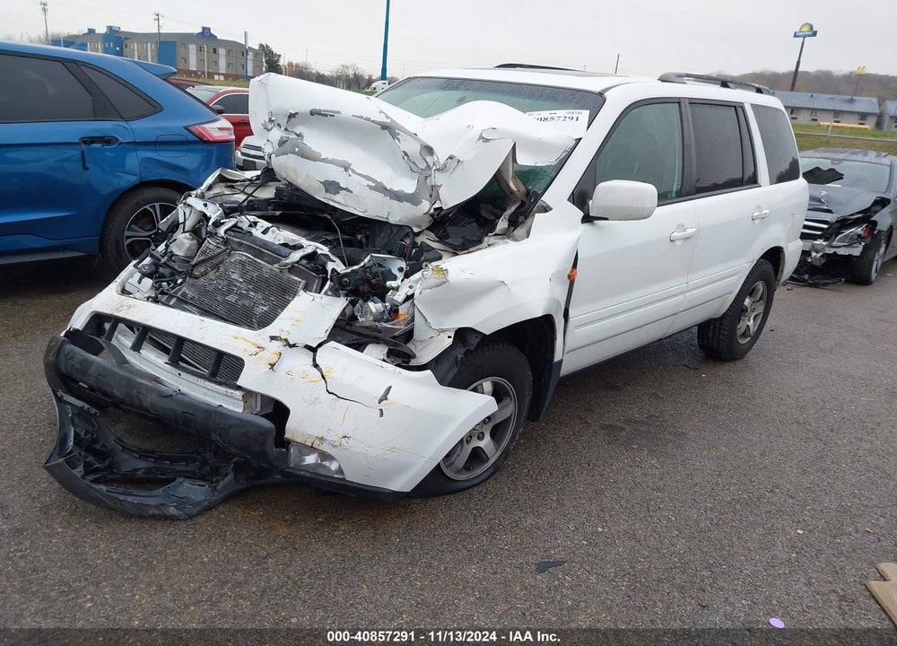 2008 HONDA PILOT EX-L VIN: 5FNYF18568B030169