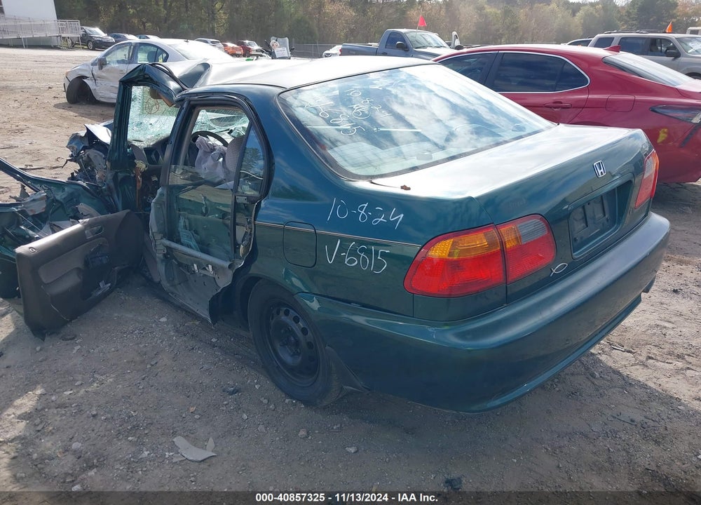 2000 HONDA CIVIC LX VIN: 1HGEJ6675YL016815