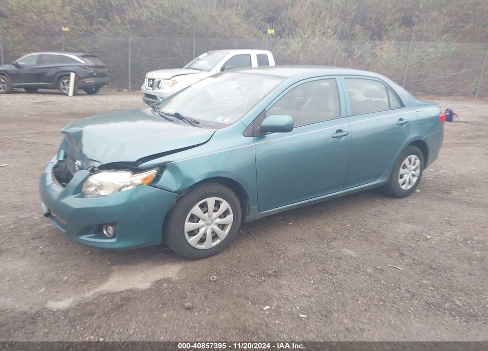 2009 TOYOTA COROLLA LE VIN: 2T1BU40E79C165045
