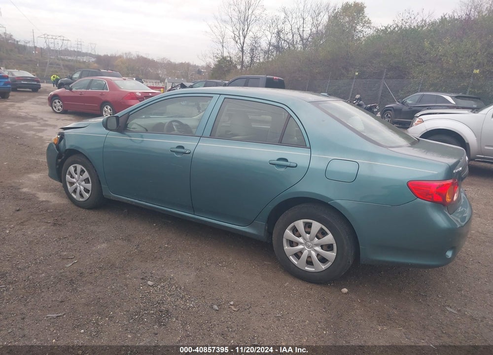 2009 TOYOTA COROLLA LE VIN: 2T1BU40E79C165045