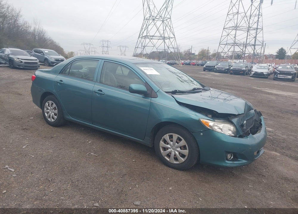 2009 TOYOTA COROLLA LE VIN: 2T1BU40E79C165045