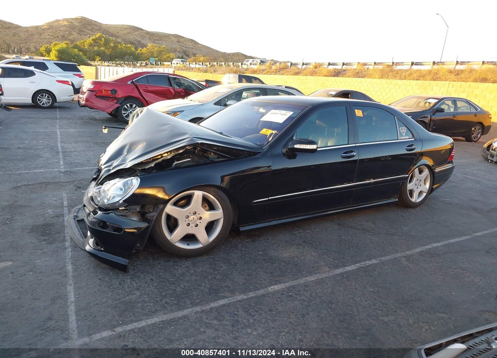 2003 MERCEDES-BENZ S 500 VIN: WDBNG75J73A378339
