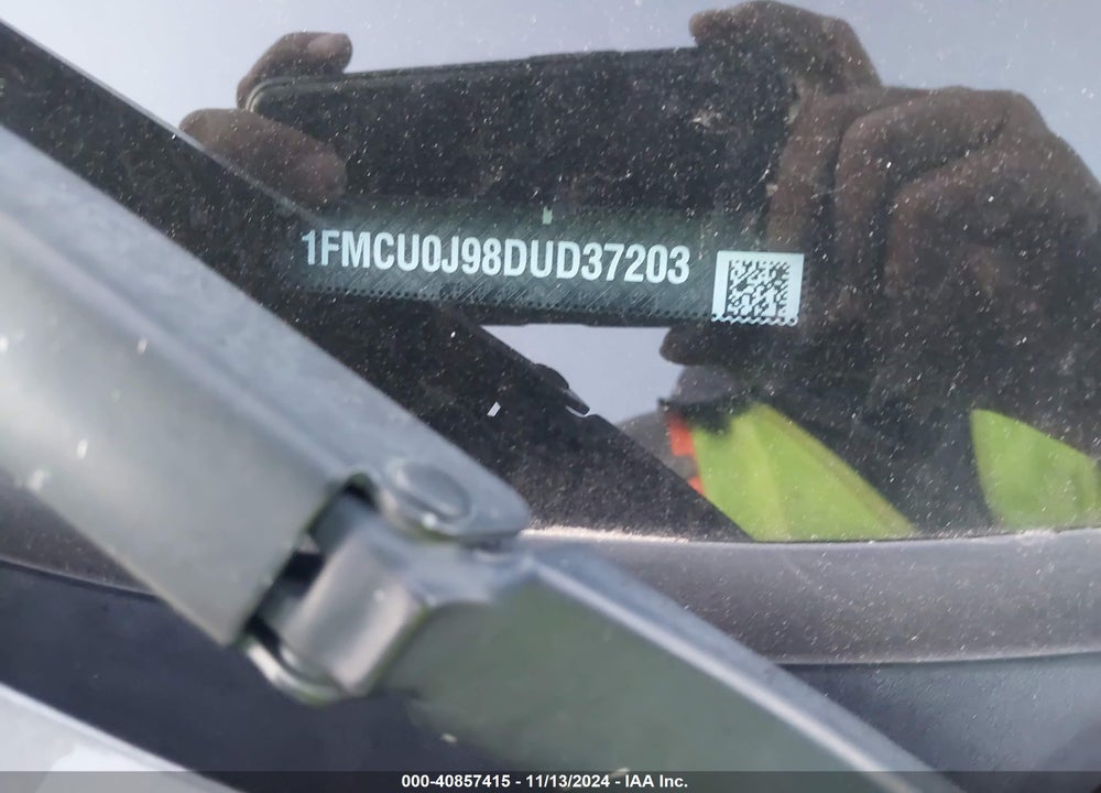 2013 FORD ESCAPE TITANIUM VIN: 1FMCU0J98DUD37203