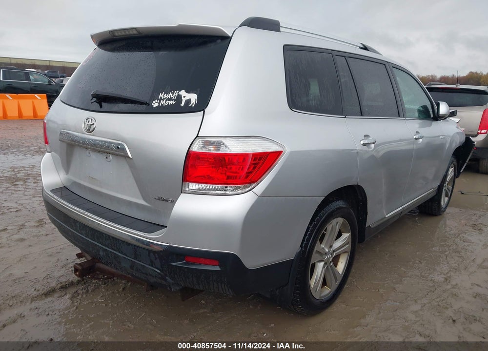 2013 TOYOTA HIGHLANDER LIMITED V6 VIN: 5TDDK3EH1DS206037