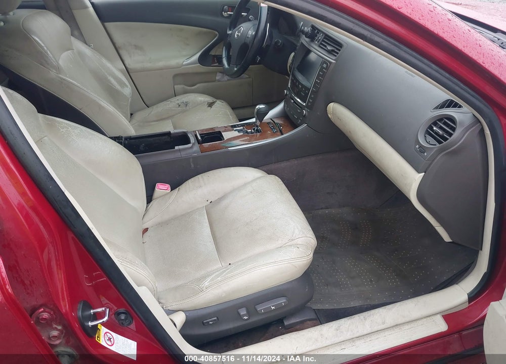 2010 LEXUS IS 250 VIN: JTHBF5C23A2098141