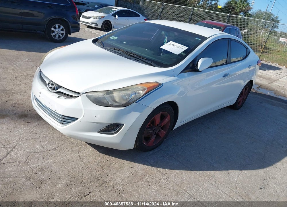 2013 HYUNDAI ELANTRA GLS VIN: 5NPDH4AE2DH311594