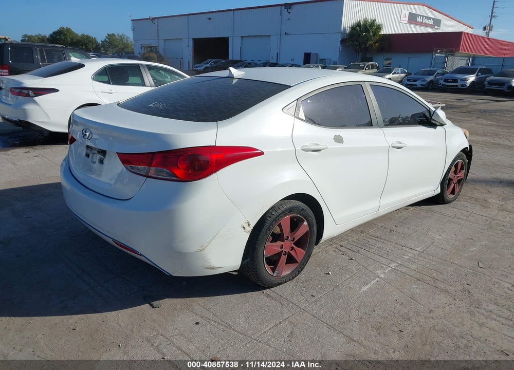 2013 HYUNDAI ELANTRA GLS VIN: 5NPDH4AE2DH311594