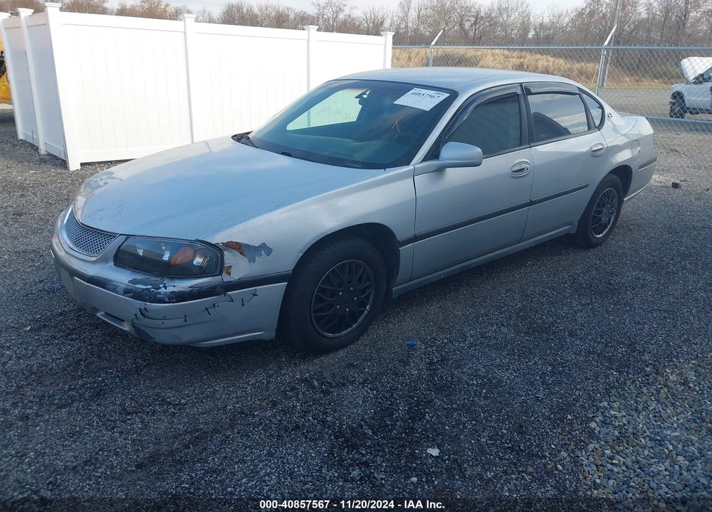 2000 CHEVROLET IMPALA VIN: 2G1WF55E0Y9182948