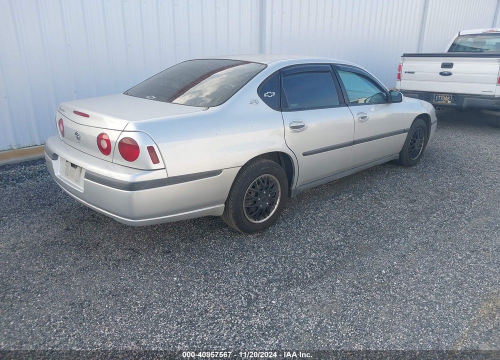 2000 CHEVROLET IMPALA VIN: 2G1WF55E0Y9182948