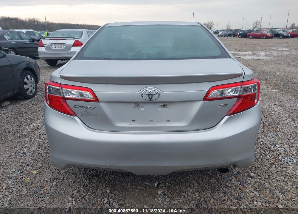 2012 TOYOTA CAMRY SE VIN: 4T1BF1FK1CU118606