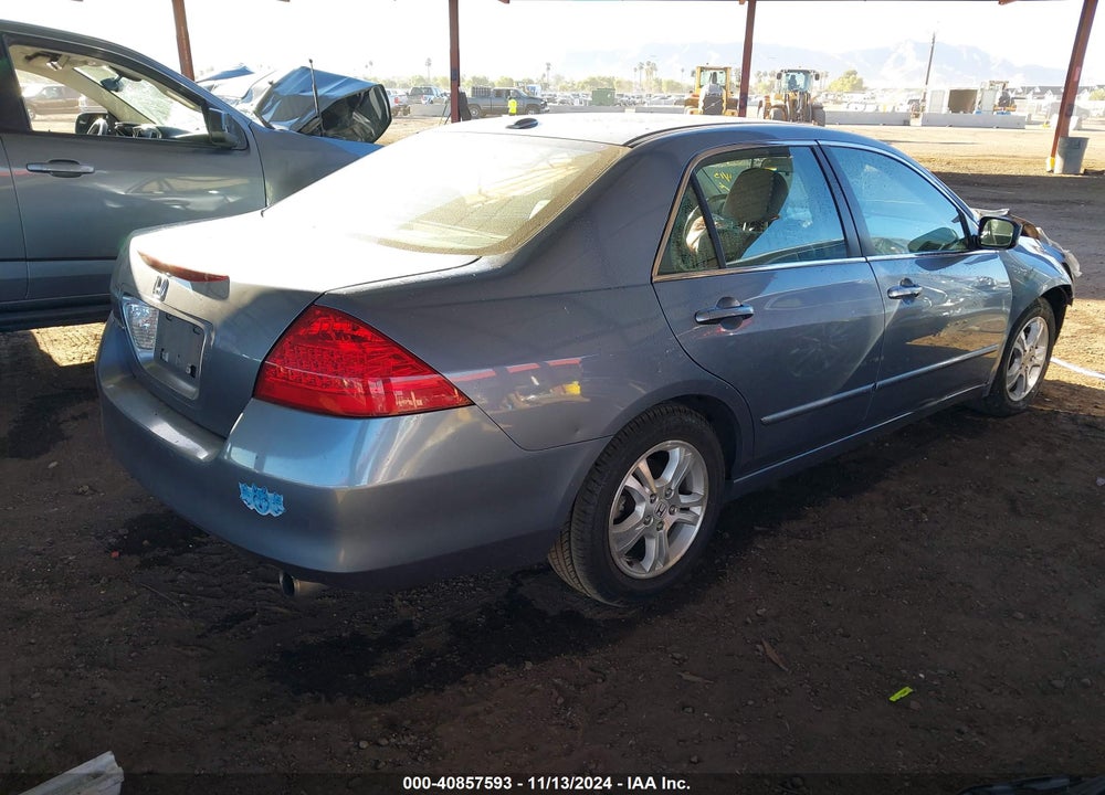2007 HONDA ACCORD 2.4 EX VIN: 1HGCM56867A023817