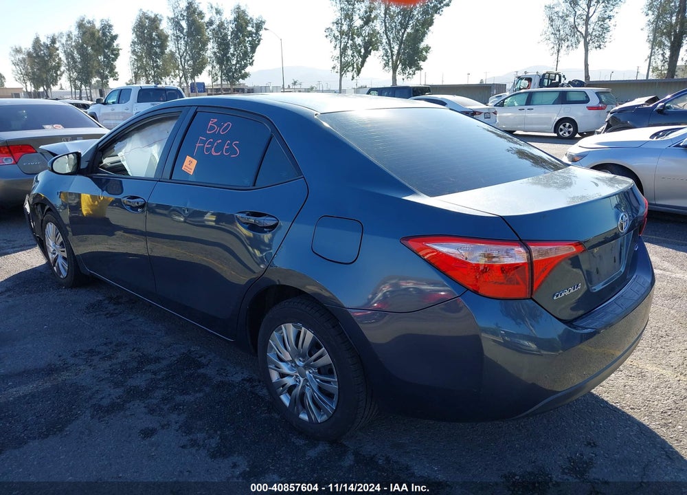2018 TOYOTA COROLLA LE VIN: 5YFBURHE1JP795312