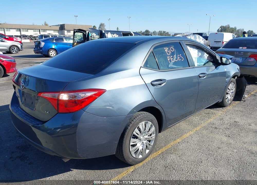 2018 TOYOTA COROLLA LE VIN: 5YFBURHE1JP795312