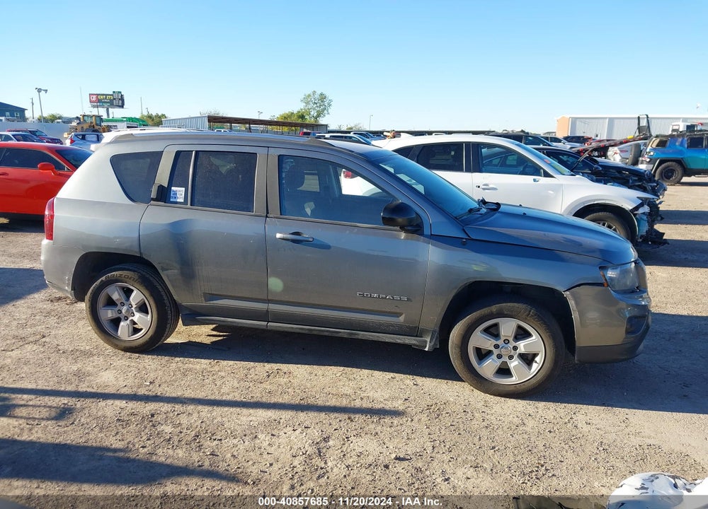 2014 JEEP COMPASS SPORT VIN: 1C4NJCBA2ED595041