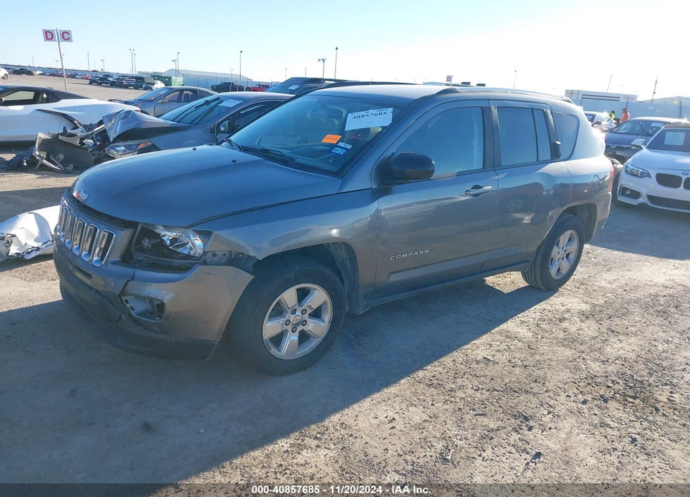 2014 JEEP COMPASS SPORT VIN: 1C4NJCBA2ED595041