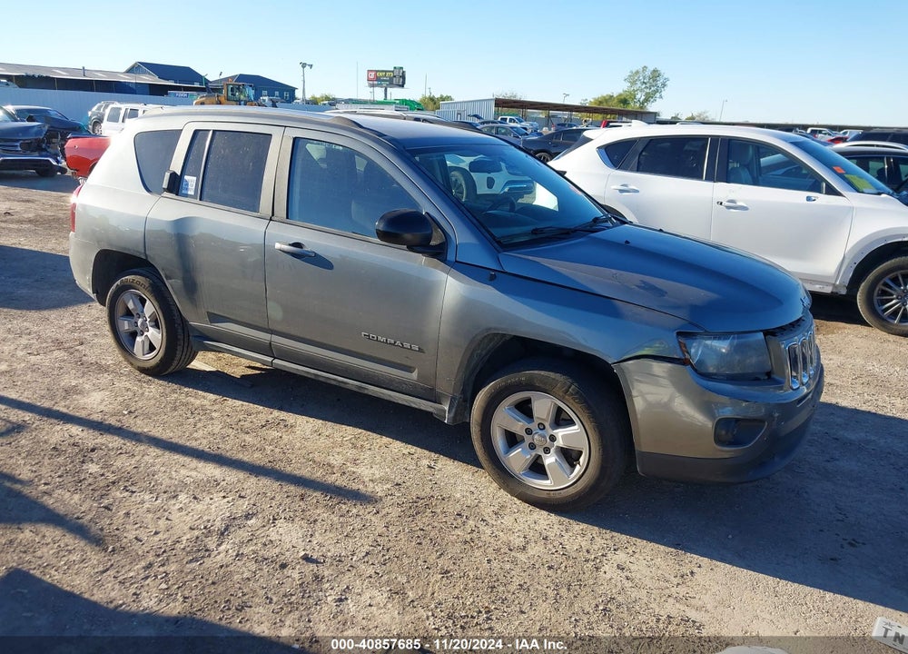 2014 JEEP COMPASS SPORT VIN: 1C4NJCBA2ED595041