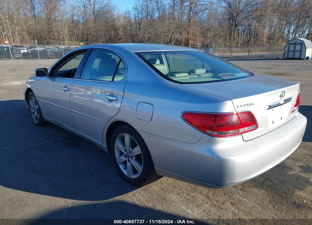 2005 LEXUS ES 330 VIN: JTHBA30G955073560