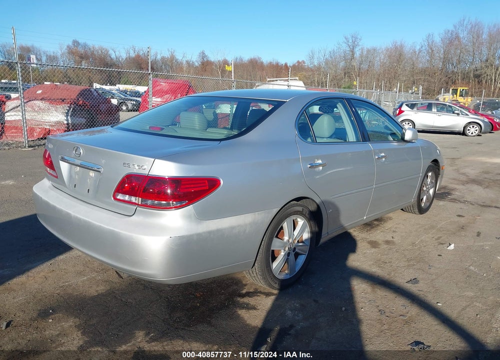 2005 LEXUS ES 330 VIN: JTHBA30G955073560