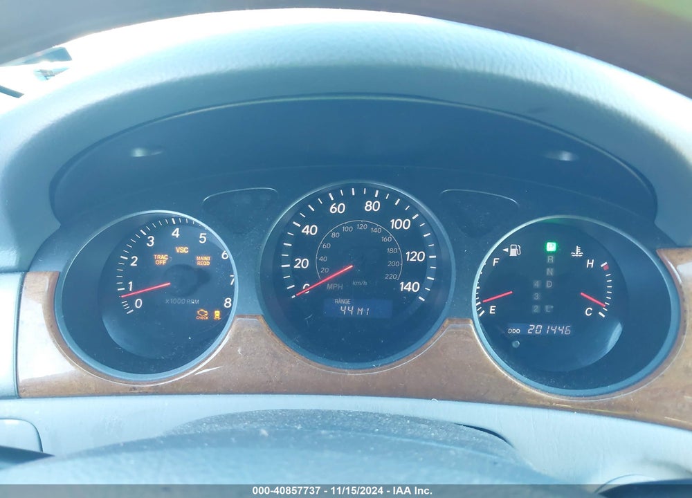 2005 LEXUS ES 330 VIN: JTHBA30G955073560