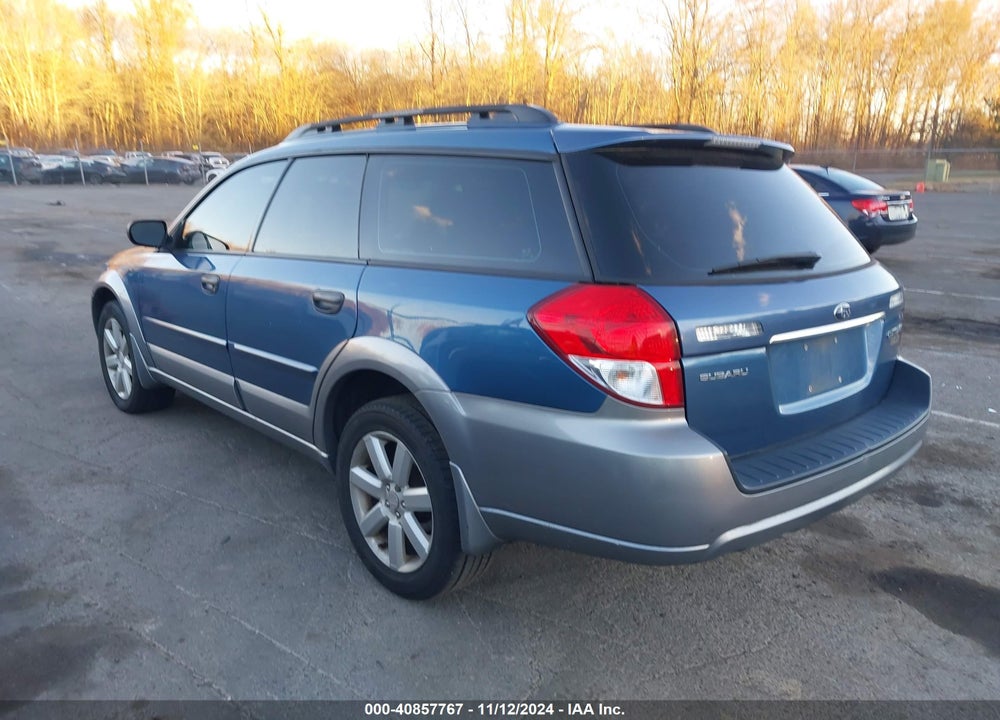 2009 SUBARU OUTBACK 2.5I VIN: 4S4BP61C597340776