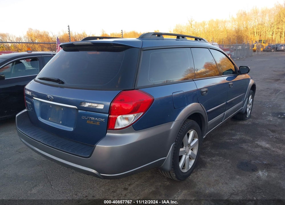 2009 SUBARU OUTBACK 2.5I VIN: 4S4BP61C597340776