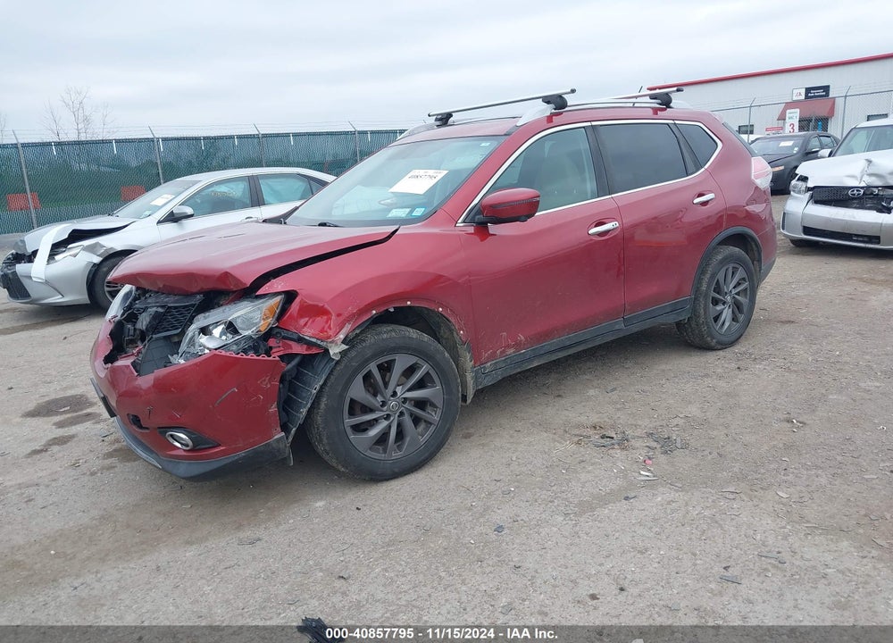 2016 NISSAN ROGUE SL VIN: 5N1AT2MV9GC799939