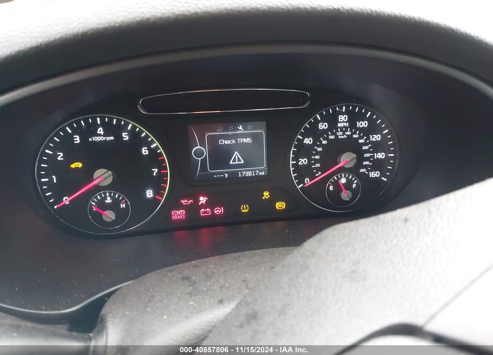 2016 KIA SORENTO 2.4L LX VIN: 5XYPG4A33GG037252